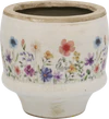 Dekorativer Übertopf Chic Antique Fleurville Creme Keramik