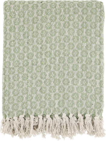 Wohndecke Chic Antique Aix Plaid Grün – Nachhaltig & Weich