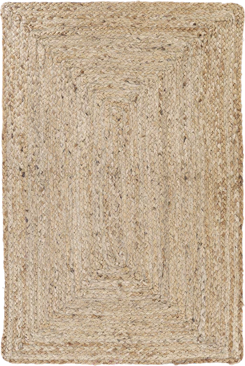 Rechteckiger Teppichläufer Chic Antique Natur 90x60 Jute