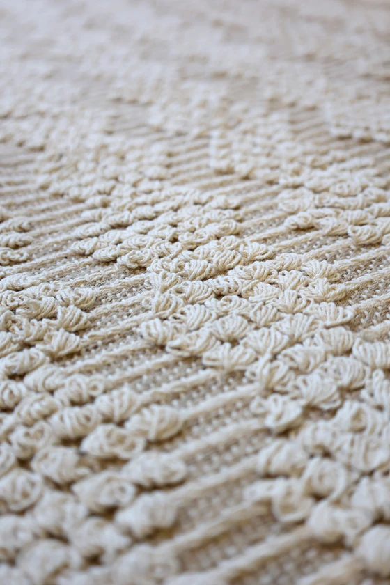 Gewebter Baumwollteppich Chic Antique natur 300x200 cm