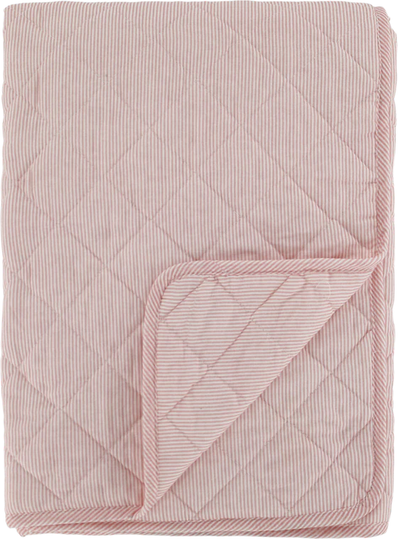 Tagesdecke Chic Antique Aix Quilt Rosa Weiß Baumwolle