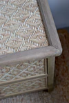 Beistelltisch Chic Antique Rattan Natur 2 Schubladen Vintage