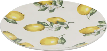 Frühstücksteller Chic Antique Maison Citron Porzellan Creme