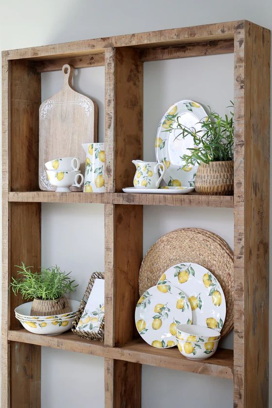 Speiseteller Porzellan Chic Antique Maison Citron 27,5cm Creme