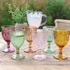 Weinglas Chic Antique Saint-Émilion Reliefmuster Glas Vintage