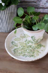 Übertopf Chic Antique Laval Blumendruck Verte Keramik Unikat
