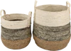 Aufbewahrungskorb-Set Chic Antique Korb Set Naturmaterialien