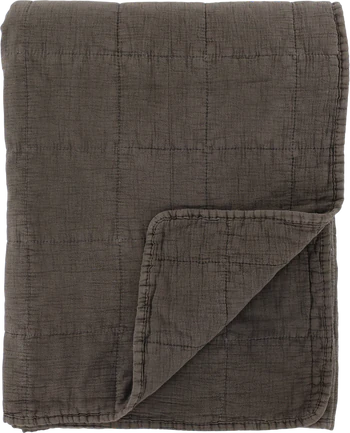 Tagesdecke Chic Antique Aix Quilt Vintage Mokka Baumwolle