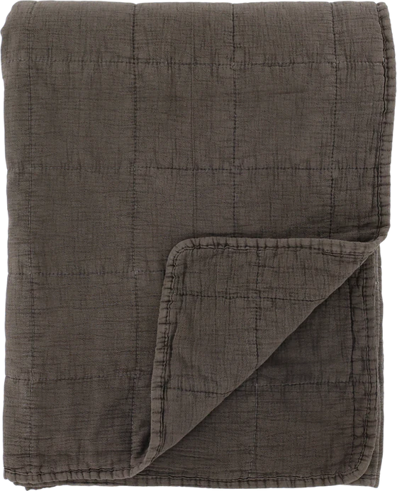 Tagesdecke Chic Antique Aix Quilt Vintage Mokka Baumwolle