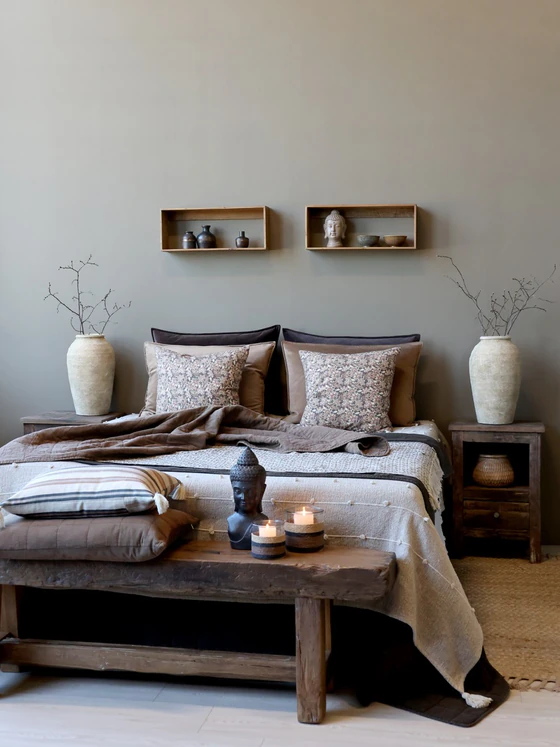 Beistelltisch mit Schublade Chic Antique Grimaud Recyclingholz