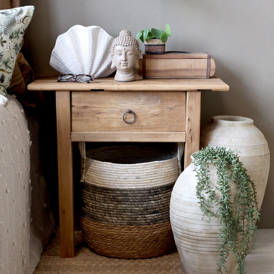 Beistelltisch Ulmenholz Chic Antique – Nachhaltig & Einzigartig