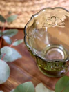 Trinkglas Chic Antique Saint-Émilion Olivgrün Vintage-Unikat