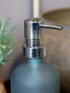 Nachfüllbare Seifenspenderflasche Chic Antique Glas 500 ml moosgrün