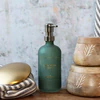 Nachfüllbare Seifenspenderflasche Chic Antique Glas 500 ml moosgrün