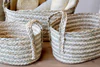 Aufbewahrungskorb-Set Chic Antique Korb Set 3 handgefertigt