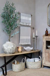 Aufbewahrungskorb-Set Chic Antique Korb Set 3 handgefertigt