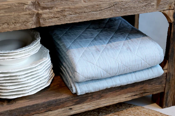 Tagesdecke Chic Antique Aix Vintage Quilt Sky Blue Baumwolle