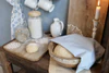 Geschirrtuch Chic Antique Aix Streifenmuster Baumwolle Sky Blue