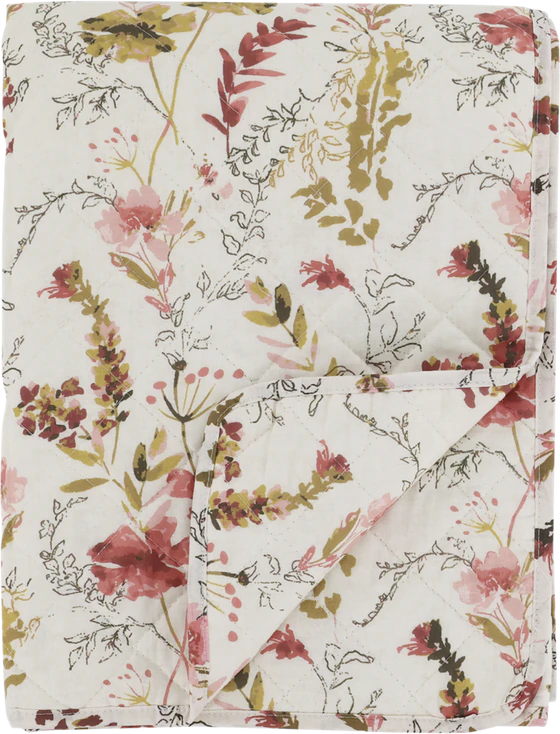 Tagesdecke Chic Antique Aix Quilt Wildblumen Baumwolle