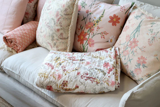 Tagesdecke Chic Antique Aix Quilt Wildblumen Baumwolle