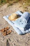 Tagesdecke Chic Antique Aix Quilt Streifen Sky Blue Baumwolle