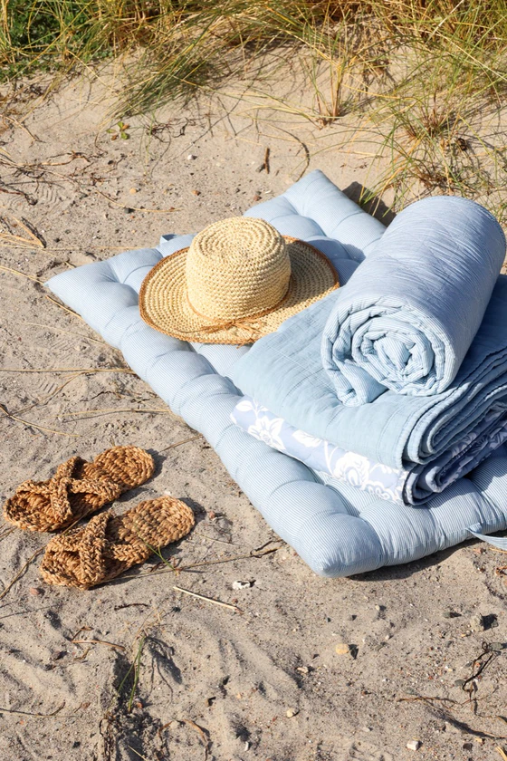 Steppdecke Chic Antique Aix Quilt sky blue Baumwolle