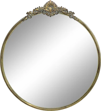 Wandspiegel Chic Antique Dekorkante Antik Messing Vintage