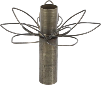 Dekorativer Kerzenhalter Chic Antique Blumen Eisen Vintage