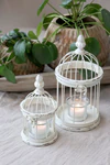 Teelichthalter Vogelkäfig Chic Antique – Eisen Shabby Chic