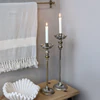 Kerzenständer für Stabkerzen Chic Antique Vire 40 cm Metall