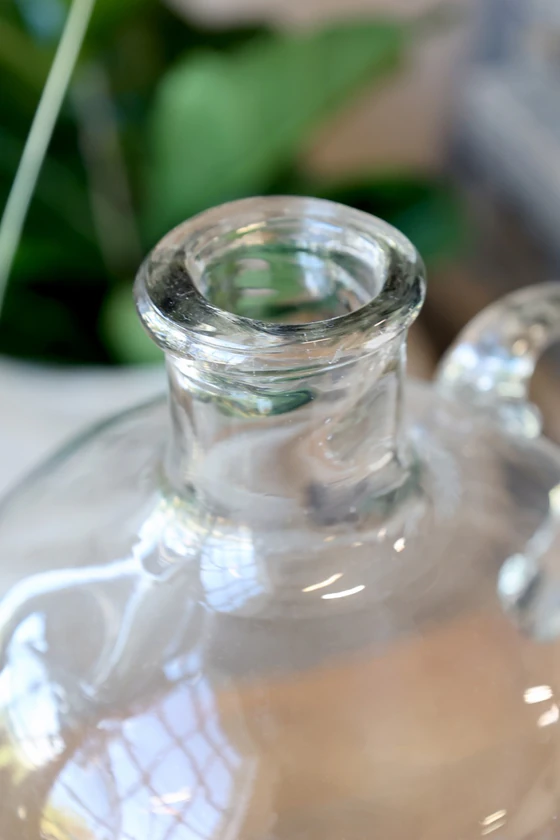 Dekorative Glasflasche Chic Antique – Handgefertigtes Design