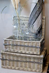 Dekorative Glasflasche Chic Antique – Handgefertigtes Design
