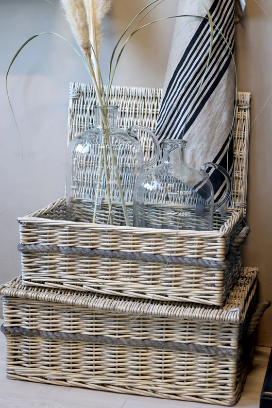 Dekorative Glasflasche Chic Antique – Handgefertigtes Design