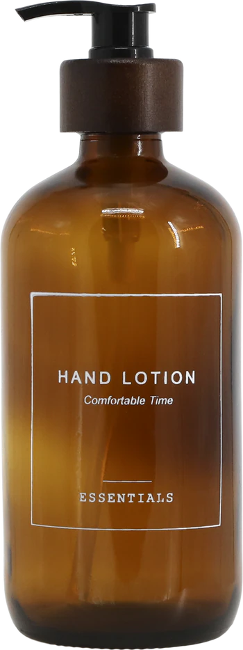 Nachfüllbare Glasflasche Chic Antique Hand Lotion 500 ml Mokka