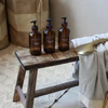 Nachfüllbare Seifenspenderflasche Chic Antique 500 ml Glas Mokka