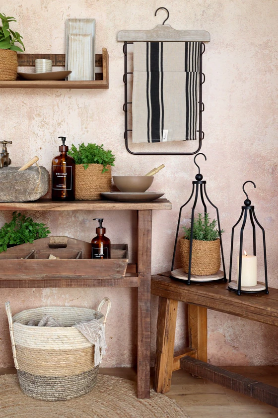 Serviertablett Chic Antique Cassis Melamin Latte – Bruchfest & Pflegeleicht