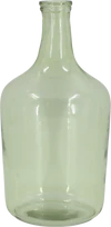 Dekorative Glasflasche Chic Antique Verte 37 cm – Mundgeblasen, Vintage