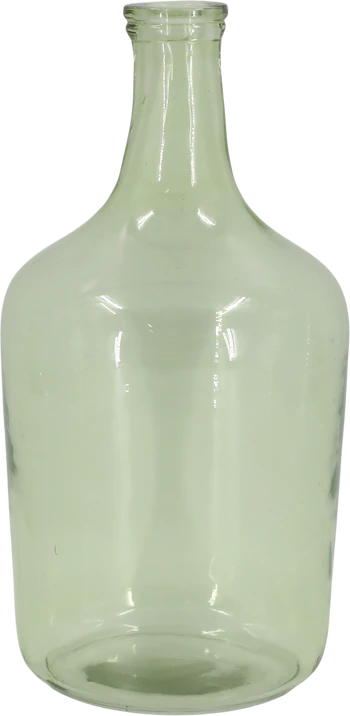 Dekorative Glasflasche Chic Antique Verte 37 cm – Mundgeblasen, Vintage