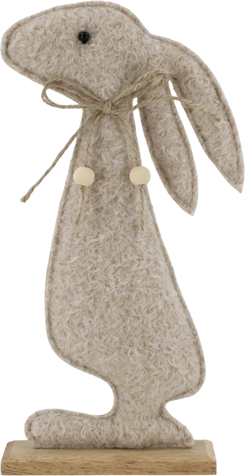 Dekoratives Filz-Kaninchen Chic Antique – Handgefertigt, Unikat