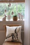 Dekoratives Filz-Kaninchen Chic Antique – Handgefertigt, Unikat