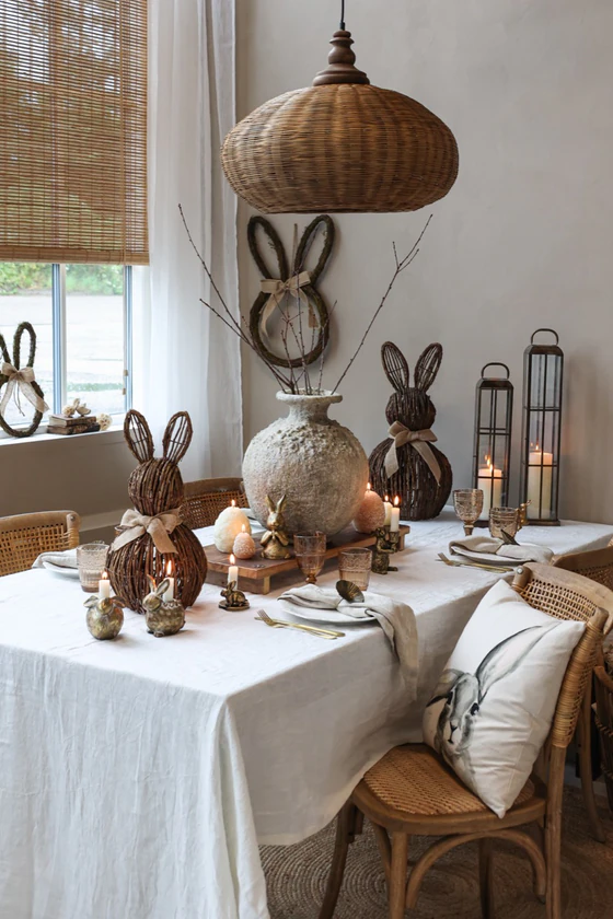 Dekorativer Kerzenhalter Chic Antique Kaninchen – Vintage Polyresin