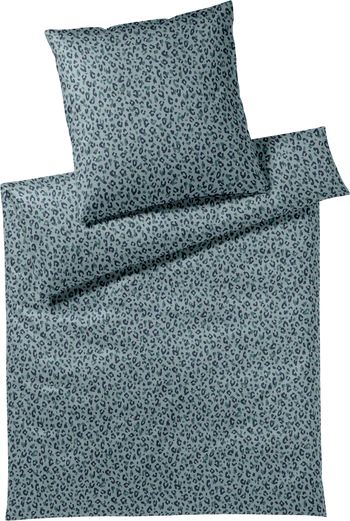 Bettwäsche-Garnitur Elegante Leolook 24547 Aquagrün Baumwolle