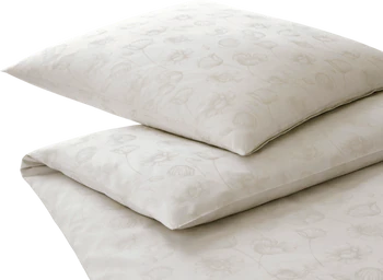 Bettwäsche-Garnitur Elegante Poppy 24558 Natur Mako-Satin Baumwolle