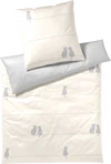 Bettwäsche-Garnitur Elegante You & Me 24559 Creme Mako-Satin