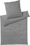 Bettwäsche-Garnitur Elegante Crossover 24564 Schwarz-Weiß Baumwolle