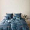 Bettwäsche-Garnitur Elegante Explorer-24570-2 Ozeanblau Baumwolle