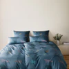 Bettwäsche-Garnitur Elegante Explorer-24570-2 Ozeanblau Baumwolle