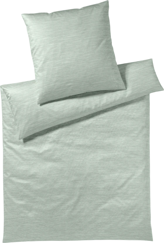 Bettwäsche-Garnitur Elegante Chamber-24575 Grün Mako-Satin