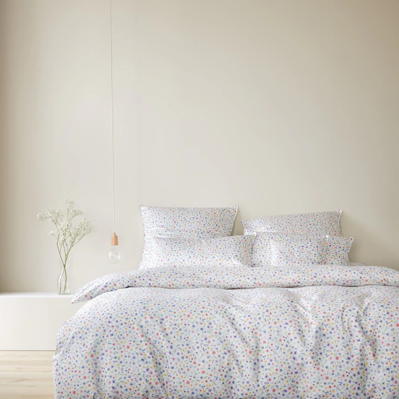 Bettwäsche-Garnitur Mako-Satin 24578 Weiß – Elegante Baumwolle