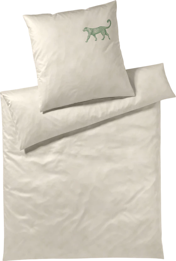 Bettwäsche-Garnitur Elegante Traveller-24582 Sand Mako-Satin